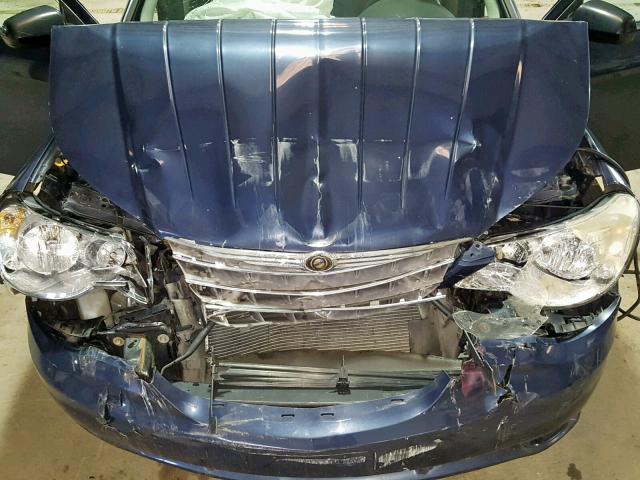 1C3LC46J48N138557 - 2008 CHRYSLER SEBRING LX BLUE photo 7