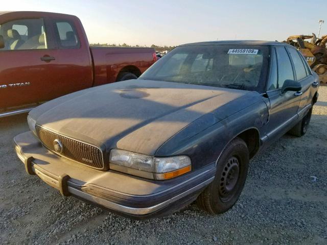 1G4HP53L1PH447641 - 1993 BUICK LESABRE CU GRAY photo 2