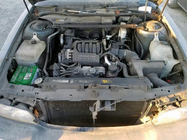 1G4HP53L1PH447641 - 1993 BUICK LESABRE CU GRAY photo 7