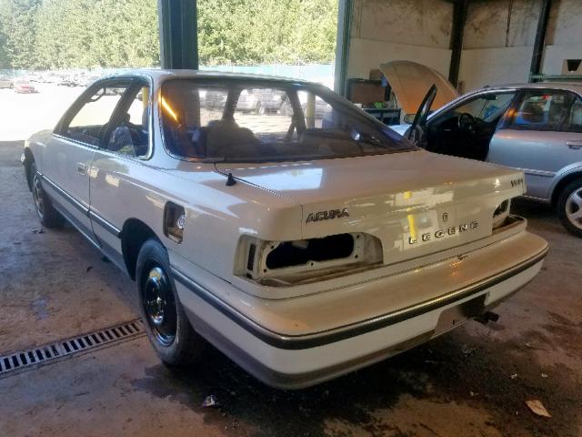 JH4KA3161KC004746 - 1989 ACURA LEGEND LL WHITE photo 3