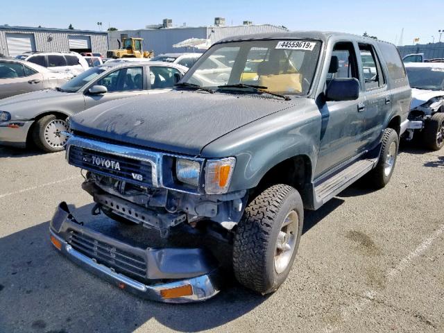 JT3VN39W6L0027194 - 1990 TOYOTA 4RUNNER VN GREEN photo 2