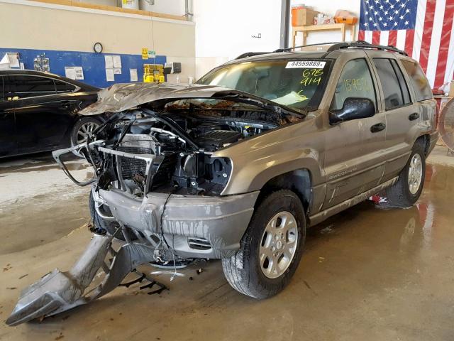 1J4G258S6XC678914 - 1999 JEEP GRAND CHER TAN photo 2