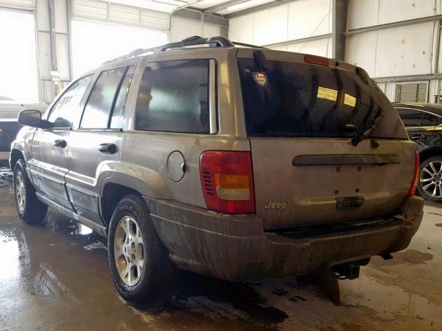 1J4G258S6XC678914 - 1999 JEEP GRAND CHER TAN photo 3