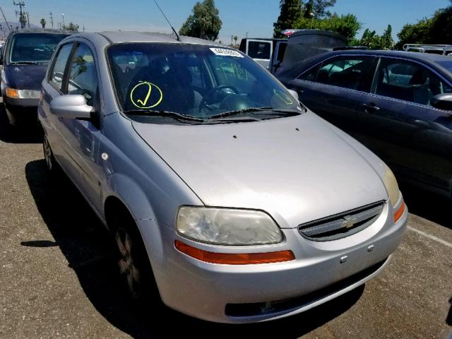 KL1TD666X8B109637 - 2008 CHEVROLET AVEO BASE ვერცხლისფერი ფოტო 1