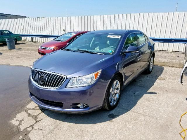 1G4GC5E3XDF273337 - 2013 BUICK LACROSSE BLUE photo 2