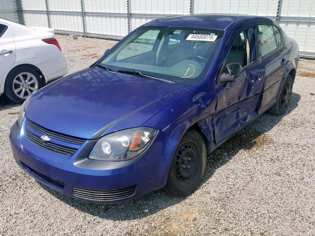 1G1AL55F477290128 - 2007 CHEVROLET COBALT LT BLUE photo 2