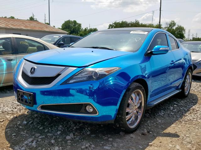 2HNYB1H49AH500515 - 2010 ACURA ZDX TECHNO BLUE photo 2