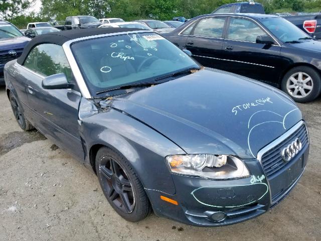 WAUDF48HX7K026232 - 2007 AUDI A4 2.0T CA GRAY photo 1