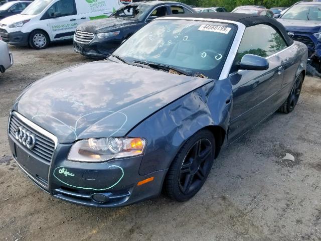 WAUDF48HX7K026232 - 2007 AUDI A4 2.0T CA GRAY photo 2