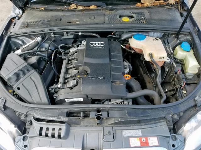 WAUDF48HX7K026232 - 2007 AUDI A4 2.0T CA GRAY photo 7