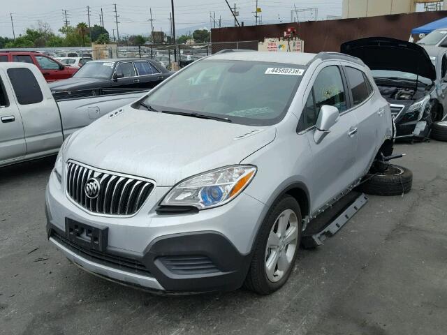 KL4CJASBXFB216346 - 2015 BUICK ENCORE SILVER photo 2