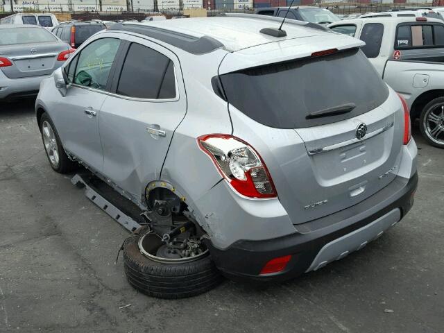 KL4CJASBXFB216346 - 2015 BUICK ENCORE SILVER photo 3