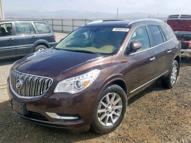 5GAKVBKD3GJ245984 - 2016 BUICK ENCLAVE BROWN photo 2