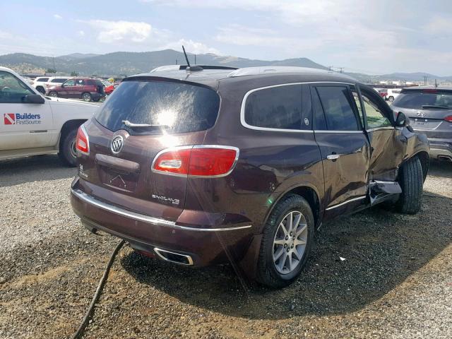 5GAKVBKD3GJ245984 - 2016 BUICK ENCLAVE BROWN photo 4