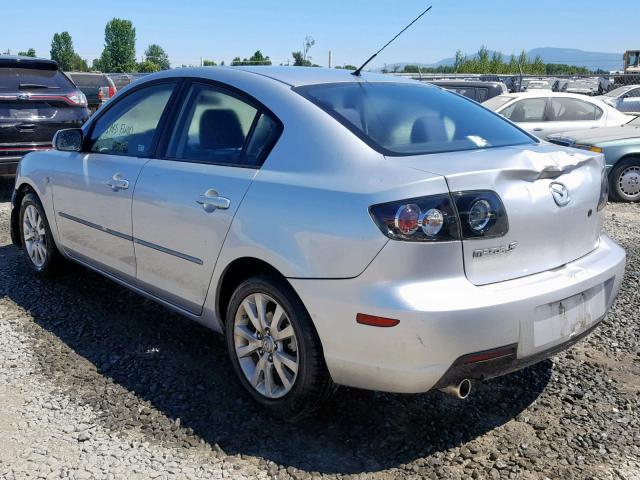 JM1BK12F481853033 - 2008 MAZDA 3 I SILVER photo 3