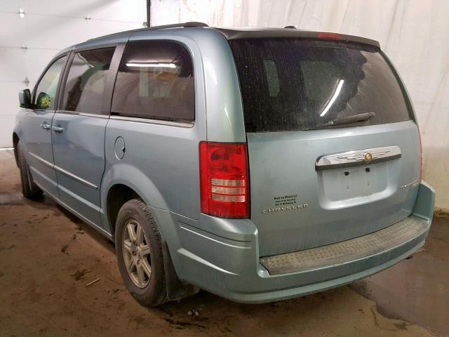 2A4RR5D18AR176907 - 2010 CHRYSLER TOWN & COU BLUE photo 3