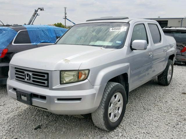 2HJYK16508H538173 - 2008 HONDA RIDGELINE SILVER photo 2