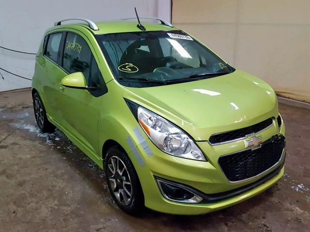 KL8CF6S90DC591437 - 2013 CHEVROLET SPARK 2LT GREEN photo 1