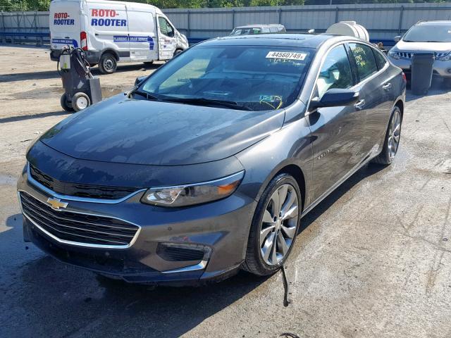 1G1ZH5SX3GF216058 - 2016 CHEVROLET MALIBU PRE GRAY photo 2