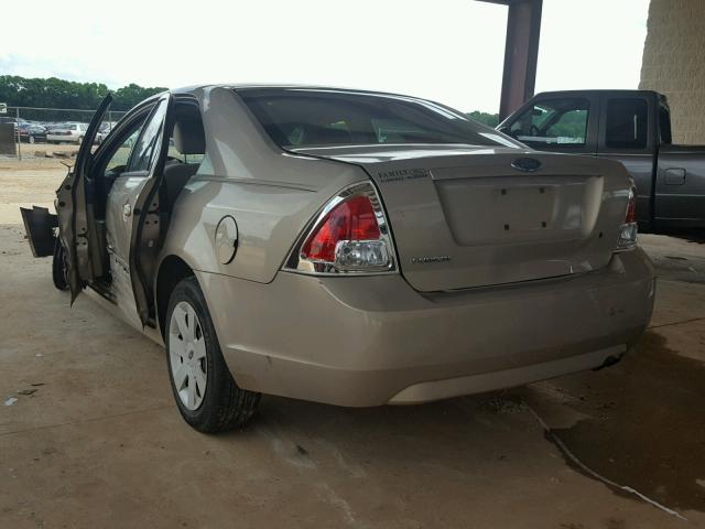 3FAHP06Z97R112199 - 2007 FORD FUSION S TAN photo 3