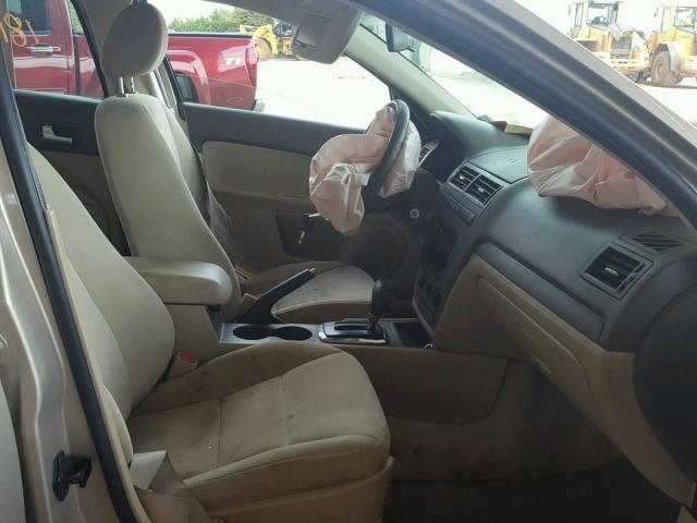 3FAHP06Z97R112199 - 2007 FORD FUSION S TAN photo 5