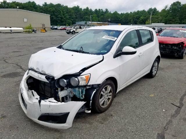 1G1JA6SHXC4161954 - 2012 CHEVROLET SONIC LS 白色 照片 2