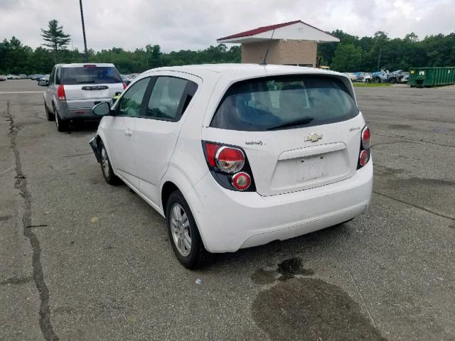 1G1JA6SHXC4161954 - 2012 CHEVROLET SONIC LS 白色 照片 3