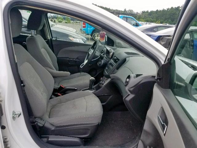 1G1JA6SHXC4161954 - 2012 CHEVROLET SONIC LS 白色 照片 5