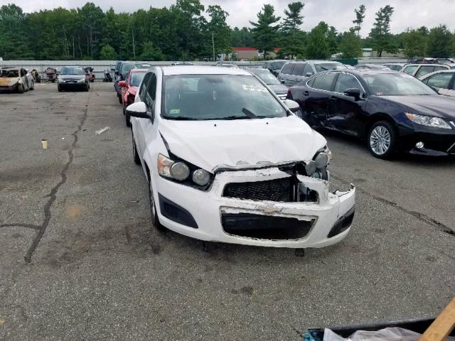 1G1JA6SHXC4161954 - 2012 CHEVROLET SONIC LS 白色 照片 9