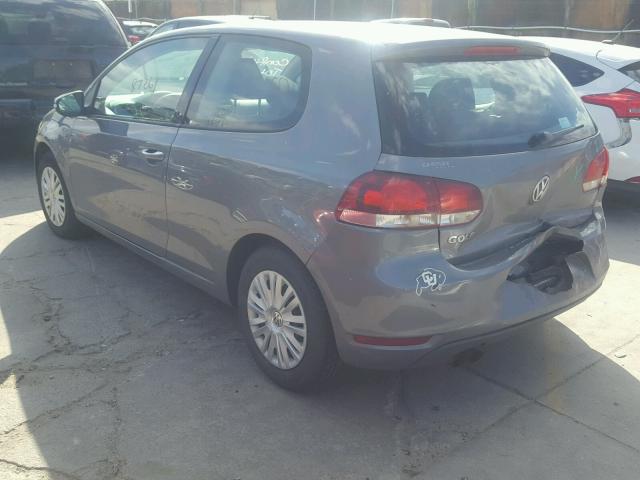 WVWBB7AJ2BW264047 - 2011 VOLKSWAGEN GOLF 灰色 照片 3