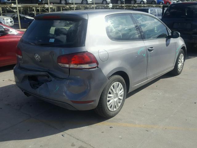 WVWBB7AJ2BW264047 - 2011 VOLKSWAGEN GOLF 灰色 照片 4