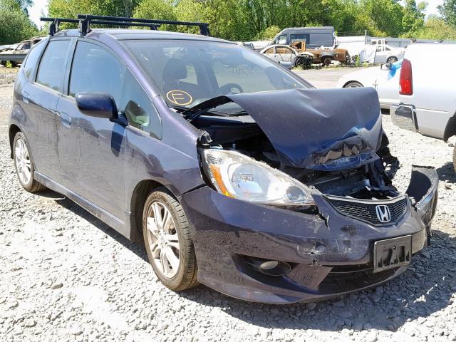 JHMGE88429S020806 - 2009 HONDA FIT SPORT PURPLE photo 1