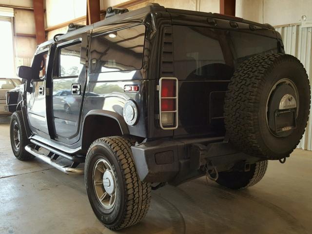 5GRGN23U26H119557 - 2006 HUMMER H2 BLACK photo 3