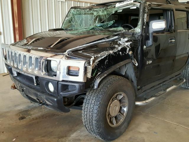 5GRGN23U26H119557 - 2006 HUMMER H2 BLACK photo 9