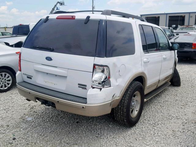 1FMDU64KX5ZA57602 - 2005 FORD EXPLORER E WHITE photo 4