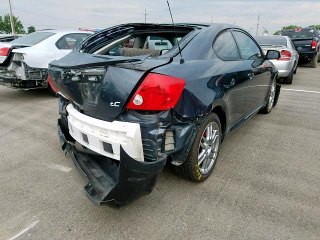 JTKDE177270176031 - 2007 TOYOTA SCION TC ლურჯი ფოტო 4