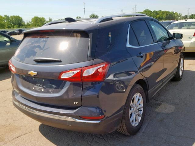 3GNAXJEV2JS608338 - 2018 CHEVROLET EQUINOX LT GRAY photo 4