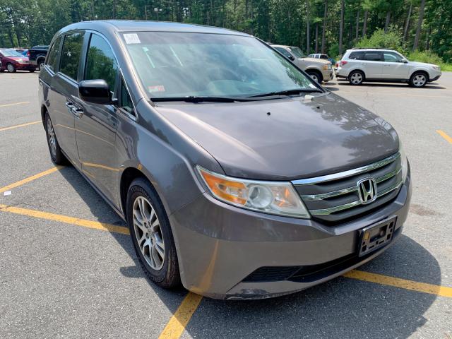 5FNRL5H62BB096075 - 2011 HONDA ODYSSEY EX GRAY photo 2