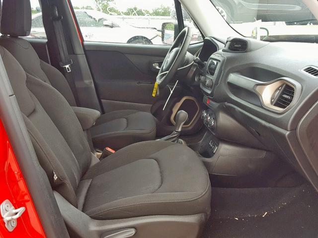 ZACCJAAB7HPG05218 - 2017 JEEP RENEGADE S Qırmızı foto 5