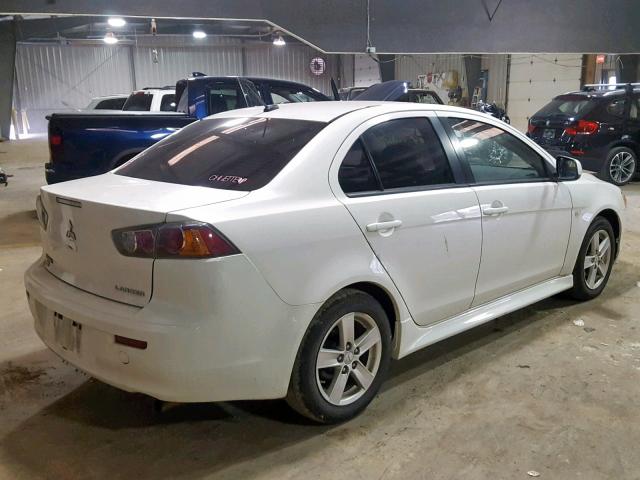 JA32V2FW5EU002648 - 2014 MITSUBISHI LANCER SE WHITE photo 4