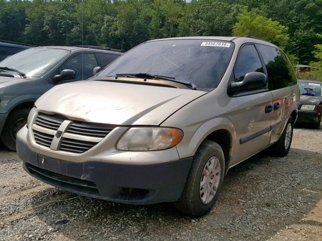 1D4GP25R46B619620 - 2006 DODGE CARAVAN SE GOLD photo 2