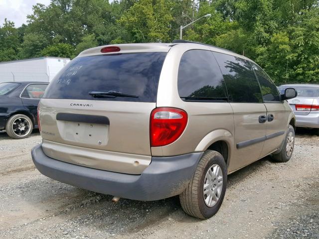 1D4GP25R46B619620 - 2006 DODGE CARAVAN SE GOLD photo 4