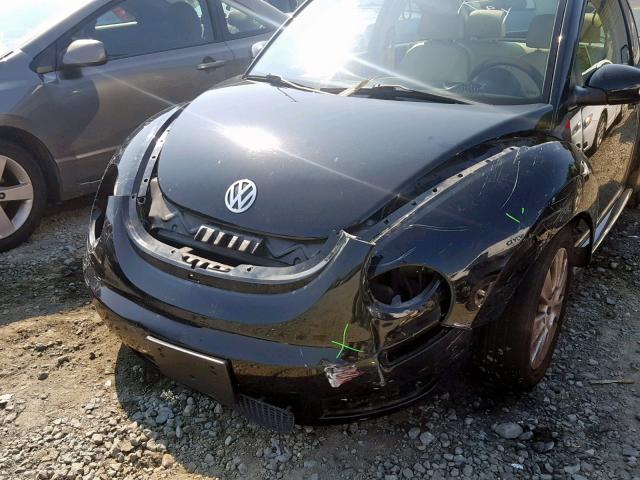 3VWRW31C99M514243 - 2009 VOLKSWAGEN NEW BEETLE 黑色 照片 9