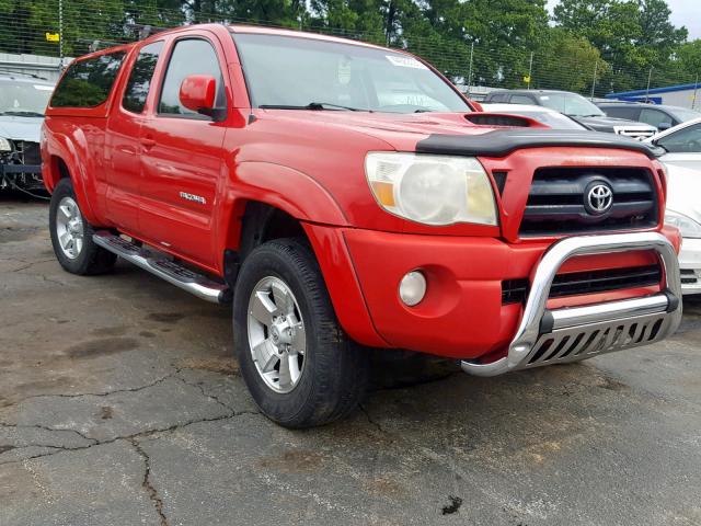 5TETU62N75Z141930 - 2005 TOYOTA TACOMA PRE RED photo 1