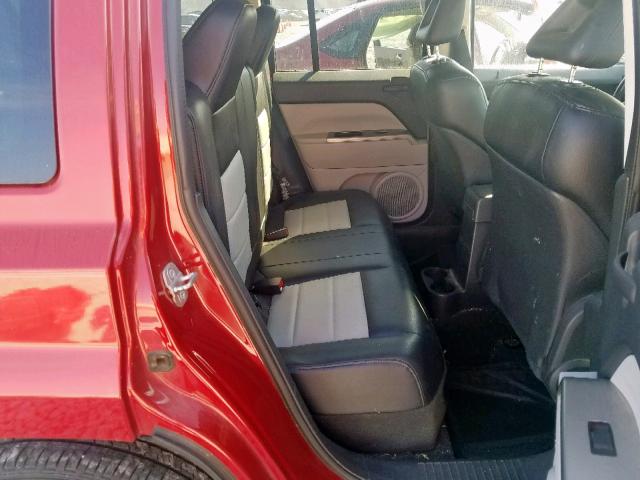 1J8FF48W07D377271 - 2007 JEEP PATRIOT LI RED photo 6