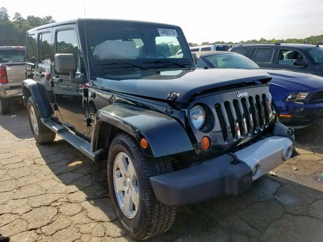 1C4HJWEG0CL178051 - 2012 JEEP WRANGLER U BLACK photo 1