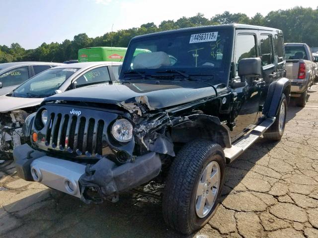 1C4HJWEG0CL178051 - 2012 JEEP WRANGLER U BLACK photo 2