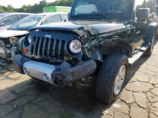 1C4HJWEG0CL178051 - 2012 JEEP WRANGLER U BLACK photo 9