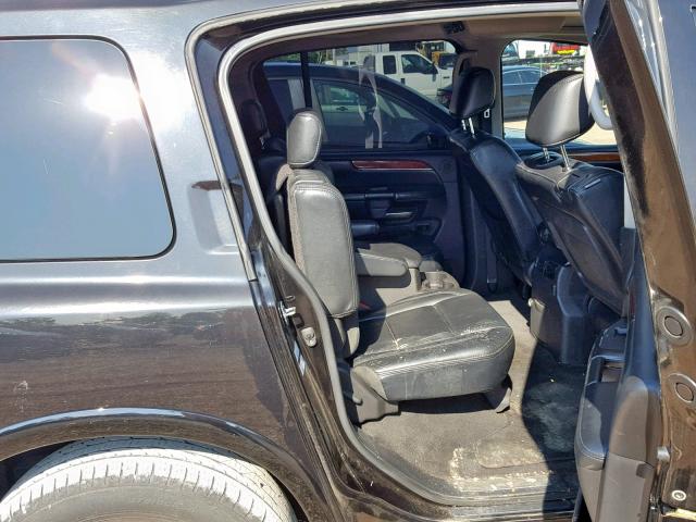 5N3AA08C99N901693 - 2009 INFINITI QX56 BLACK photo 6