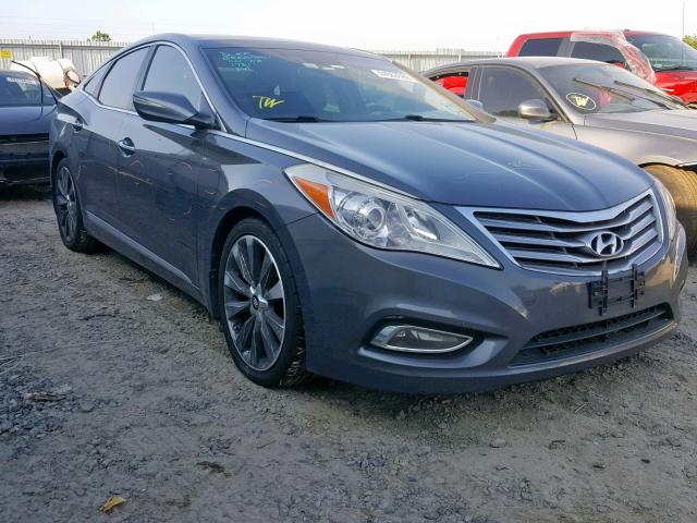 KMHFH4JG7CA190847 - 2012 HYUNDAI AZERA GLS GRAY photo 1